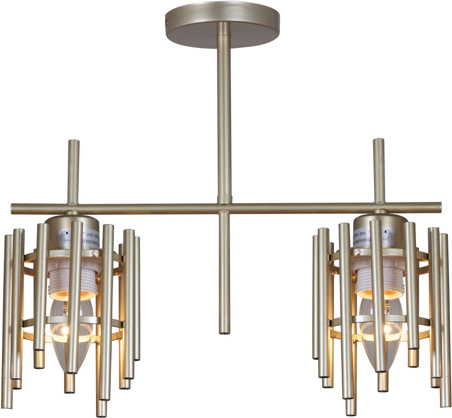 Изображение товара Потолочная люстра на штанге Reluce 01508-0.3-02 PG металлик золотая современная