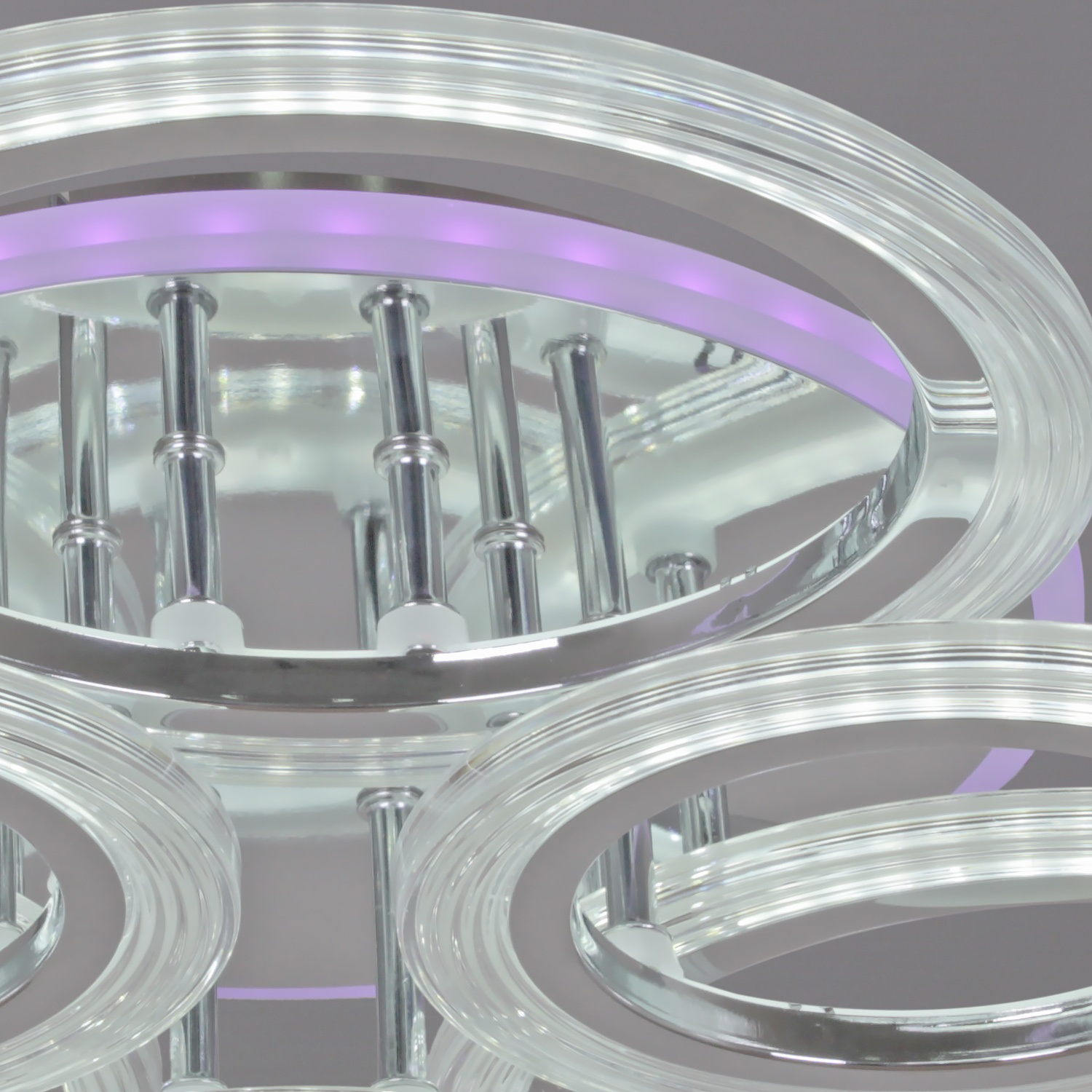 Изображение товара Потолочная люстра LED с RGB подсветкой Reluce 09812-3.3-3+3D CR