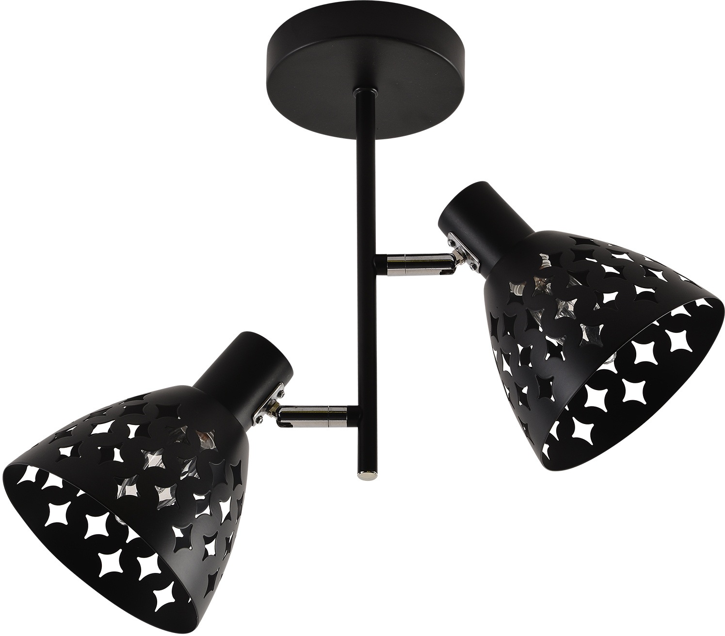 Изображение товара Потолочная люстра на штанге Reluce 01554-3.3-02B BK+CR