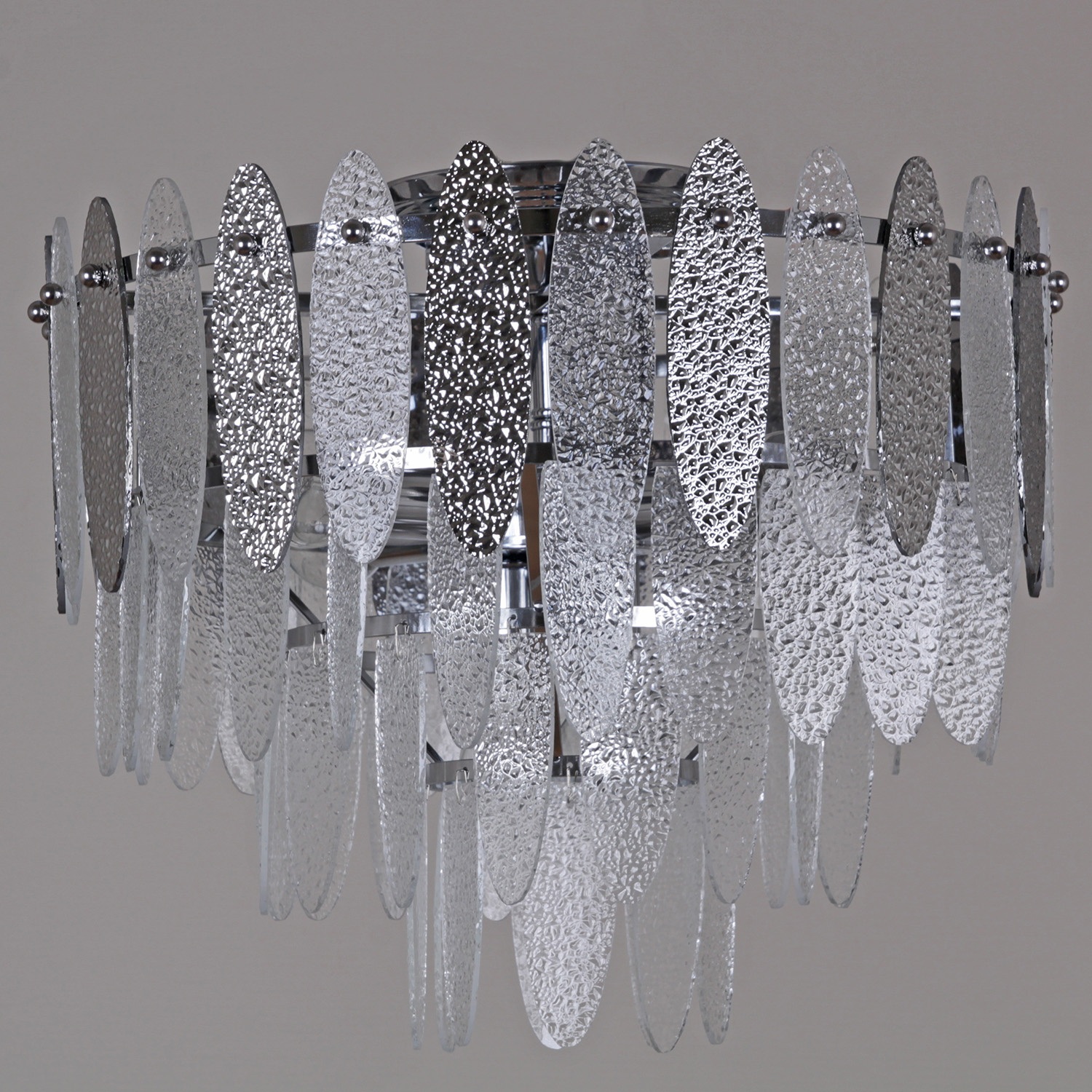 Изображение товара Потолочная люстра хрустальная Reluce 09031-3.3-06 CR с 6 плафонами для классики и модерна