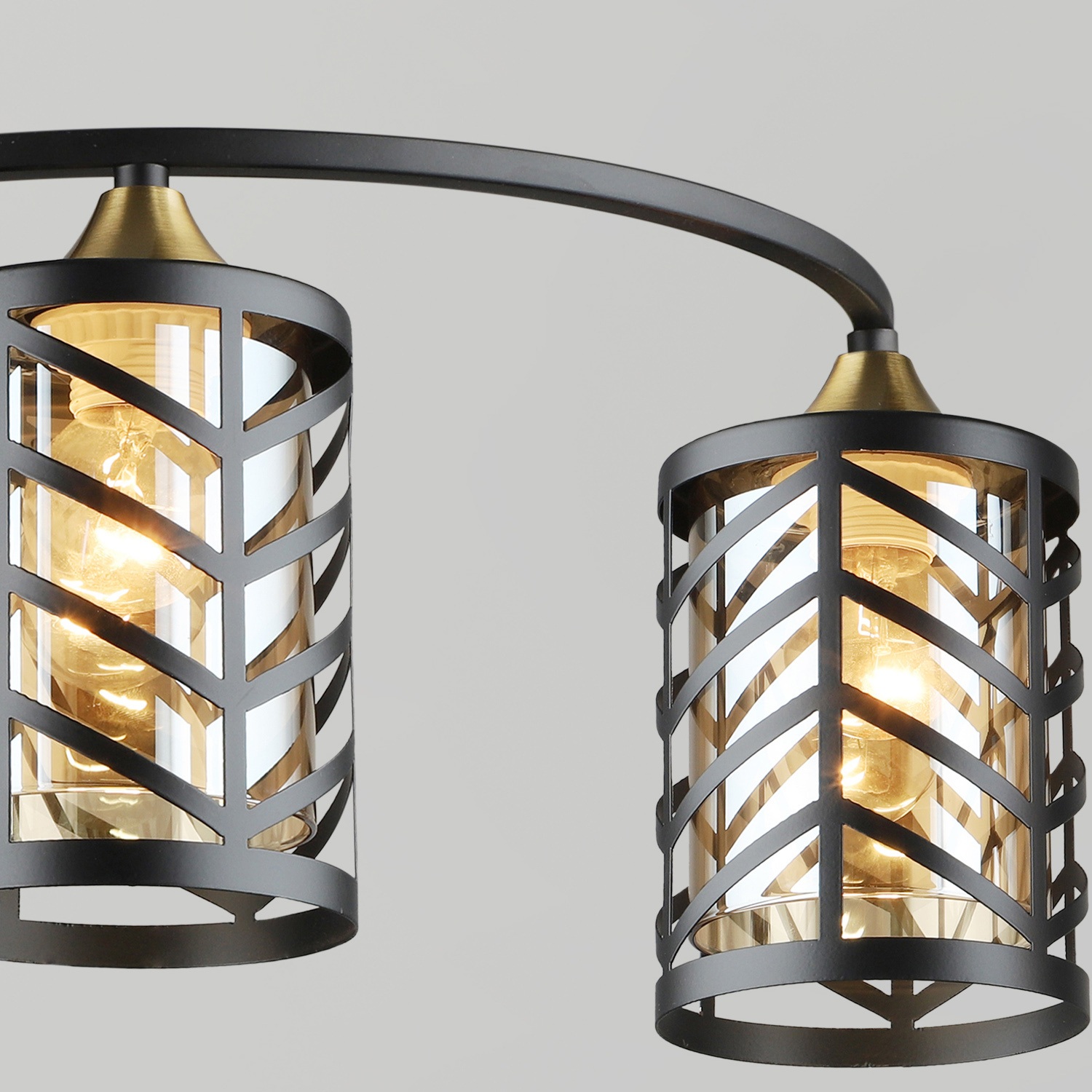 Изображение товара Потолочная люстра на штанге Reluce 05943-0.3-04 BK+COP стиль Лофт прикроватная современная