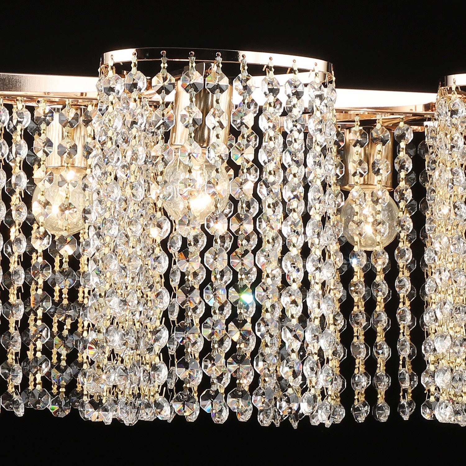 Изображение товара Потолочная люстра хрустальная на штанге Reluce 02611-0.3-08 FGD классика модерн