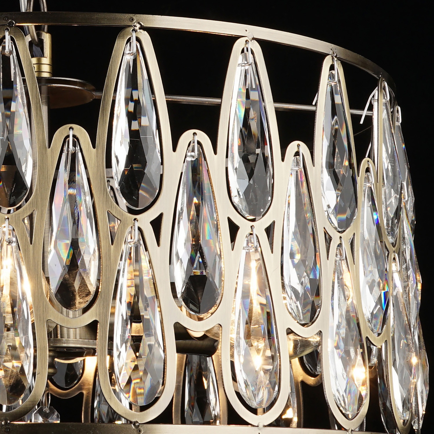 Изображение товара Подвесная хрустальная люстра Reluce 01848-0.4-06 AB модерн 6 ламп