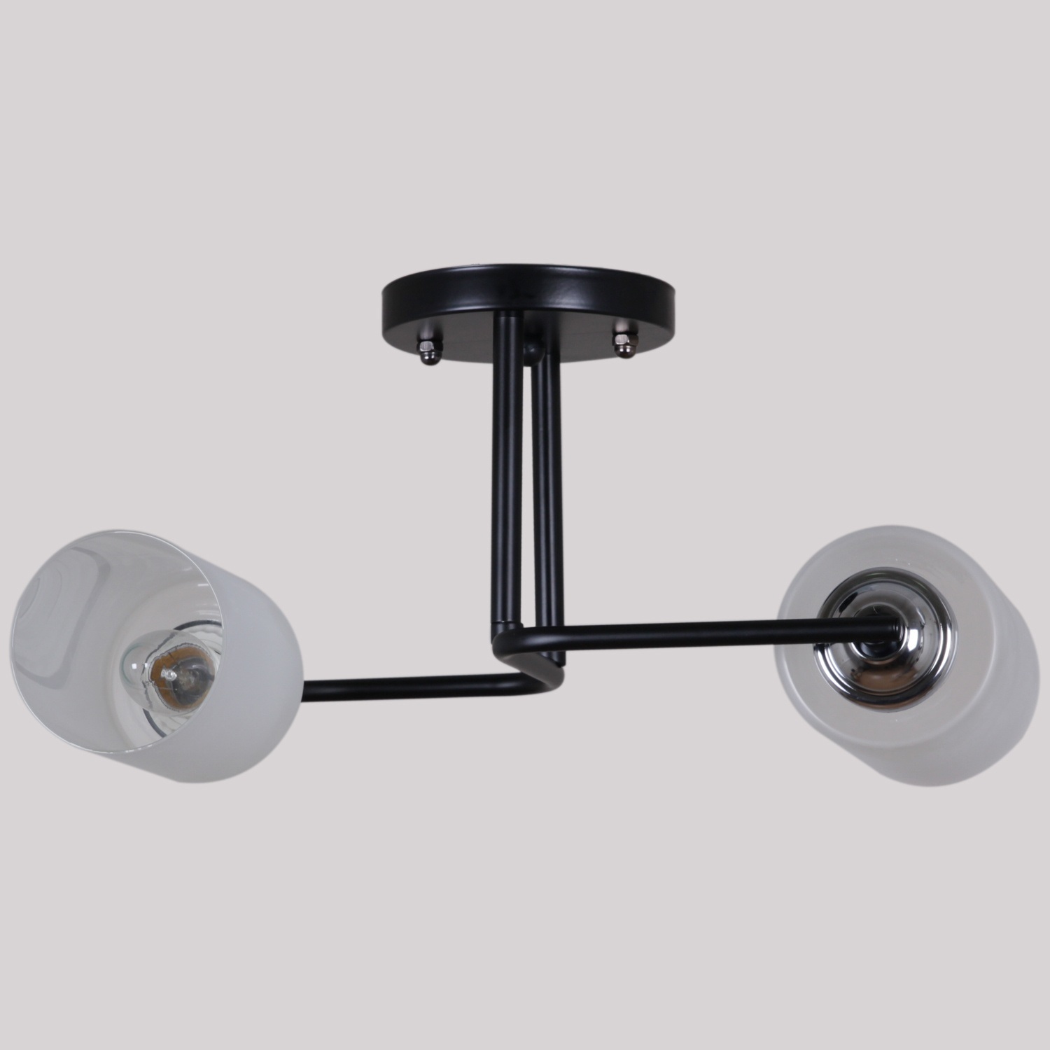 Изображение товара Потолочная люстра на штанге Reluce 70187-0.3-02 BK+CR