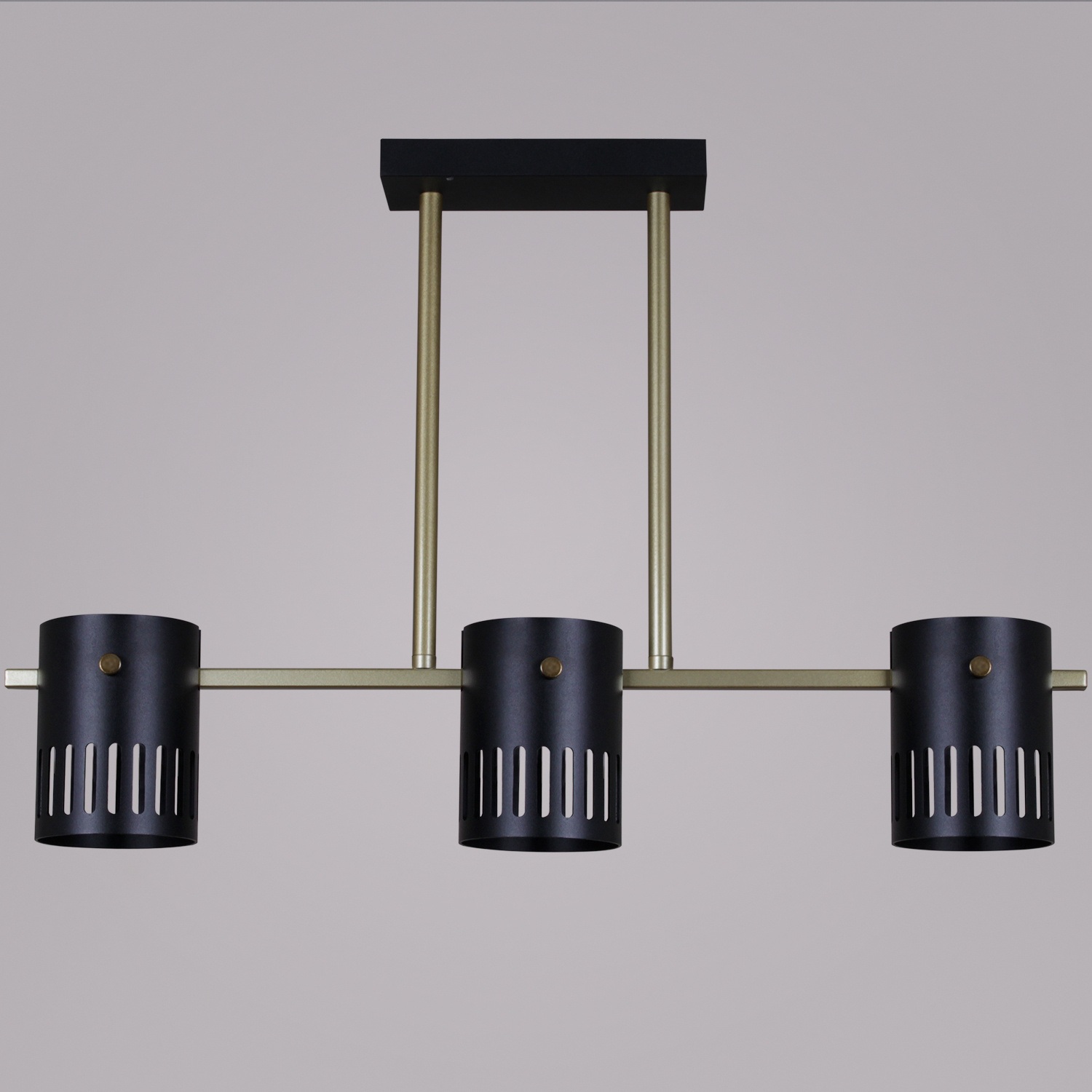 Изображение товара Потолочная люстра на штанге Reluce 06675-0.3-03 GD+BK GX53 стиль современный Лофт