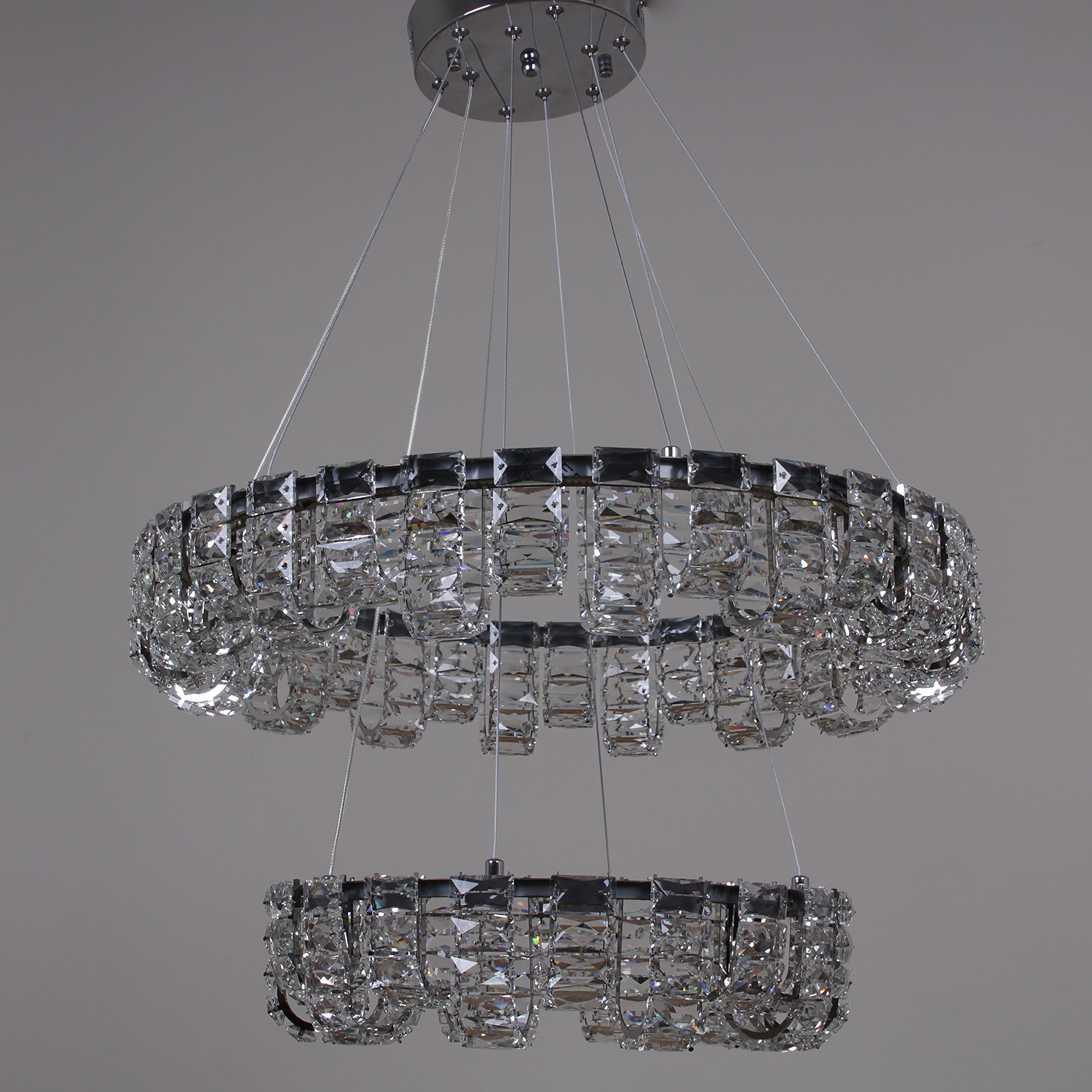 Изображение товара Подвесная люстра хрустальная светодиодная с регулировкой температуры Reluce