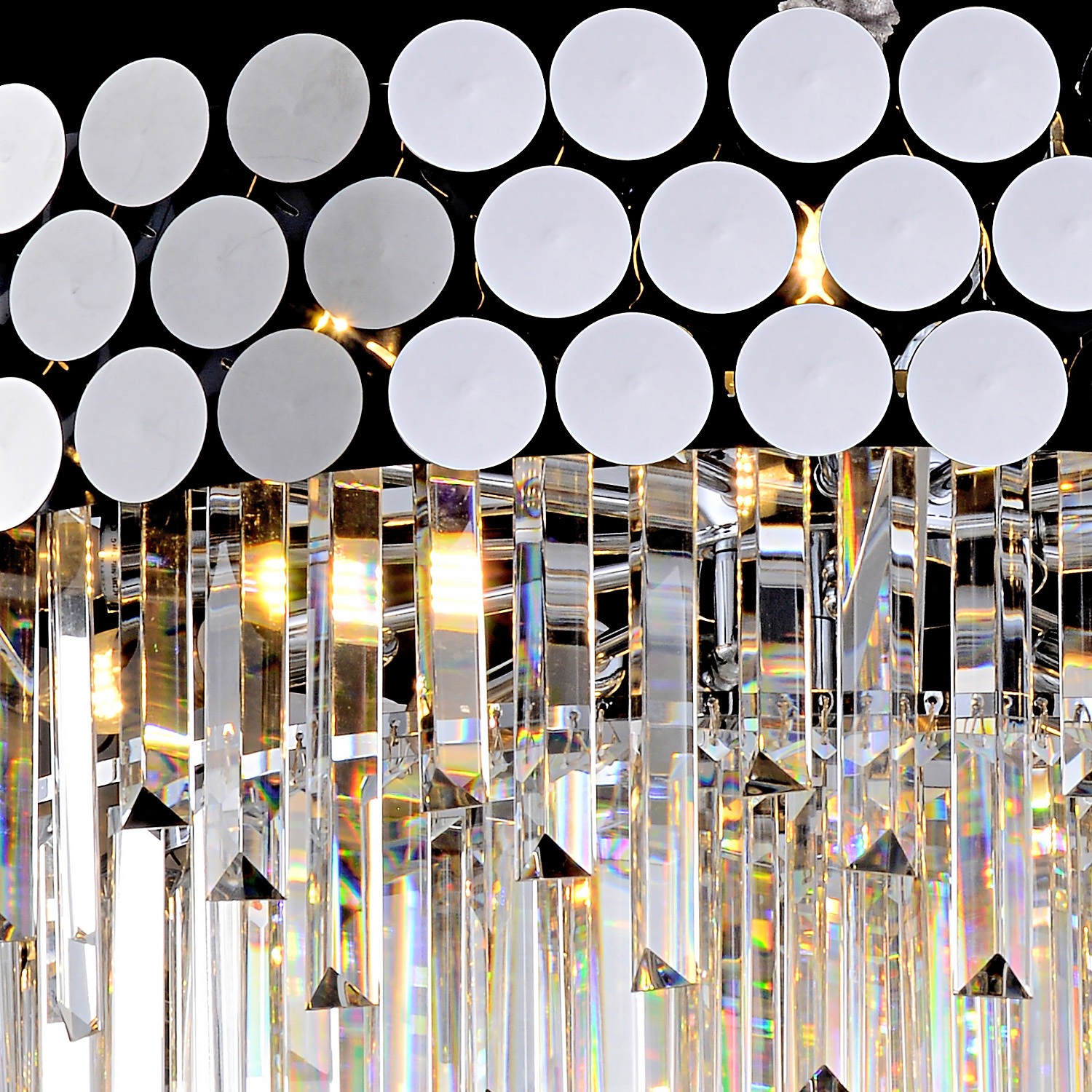 Изображение товара Подвесная хрустальная люстра Reluce 77378-0.3-800 CH классика высота 32 см