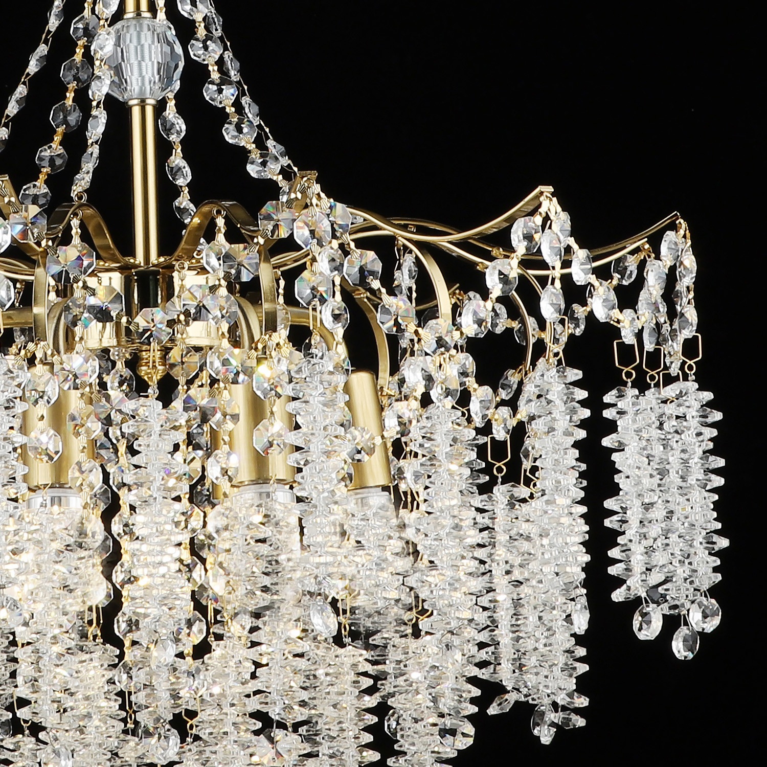 Изображение товара Подвесная хрустальная люстра Reluce 46620-0.4-06 COP для гостиной и кухни