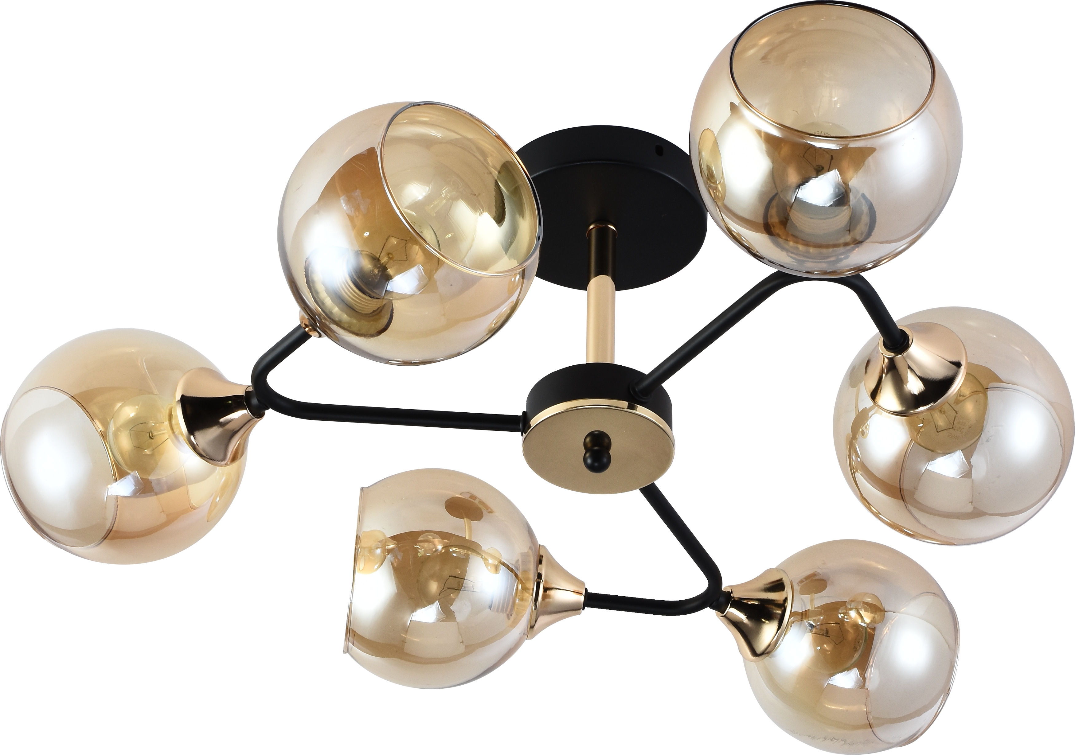 Изображение товара Потолочная люстра молекулы на штанге Rivoli Alison 3138-306