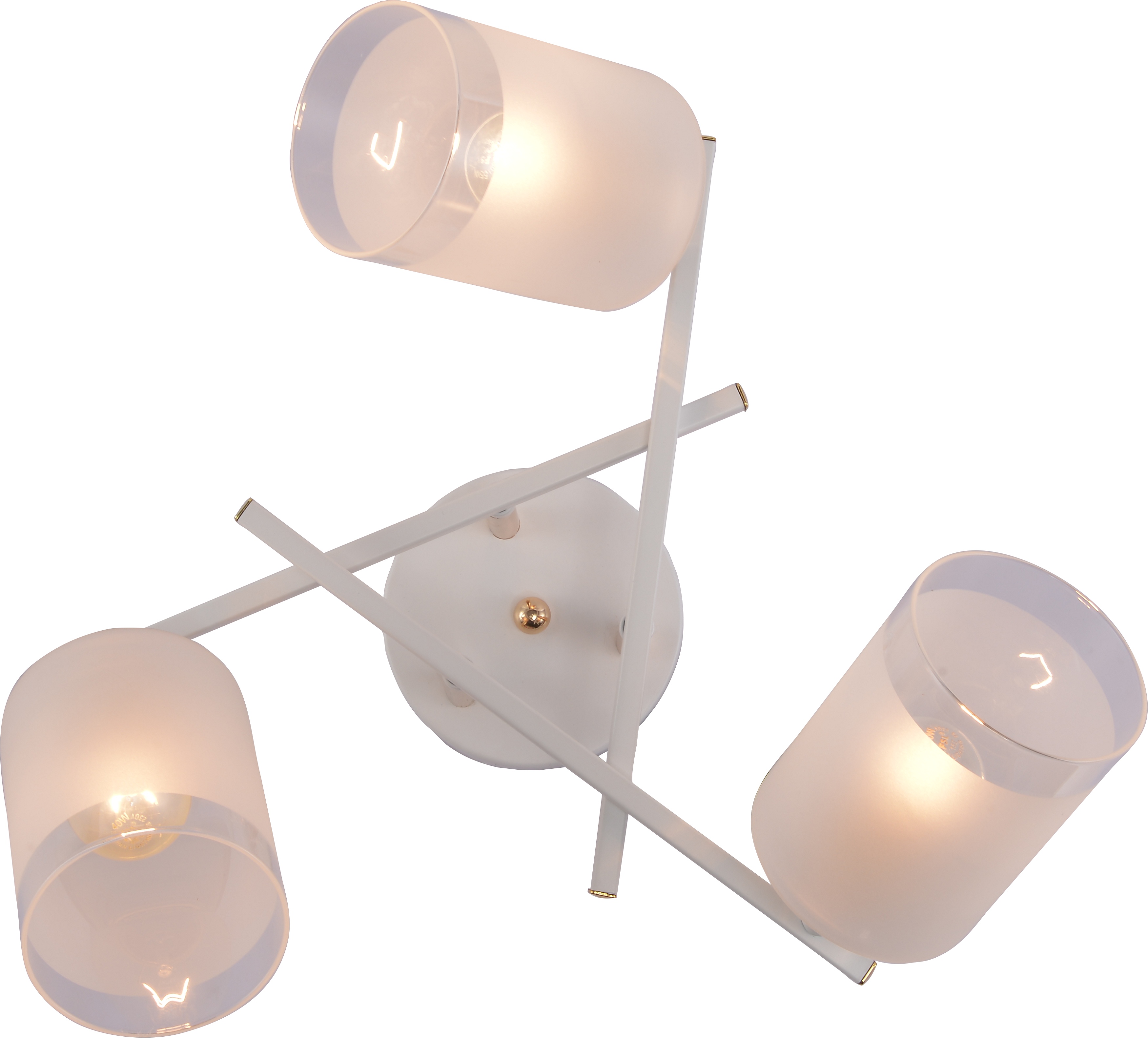 Изображение товара Потолочная люстра на штанге Rivoli Tammy 3162-303 стиль модерн 3 плафона белое стекло