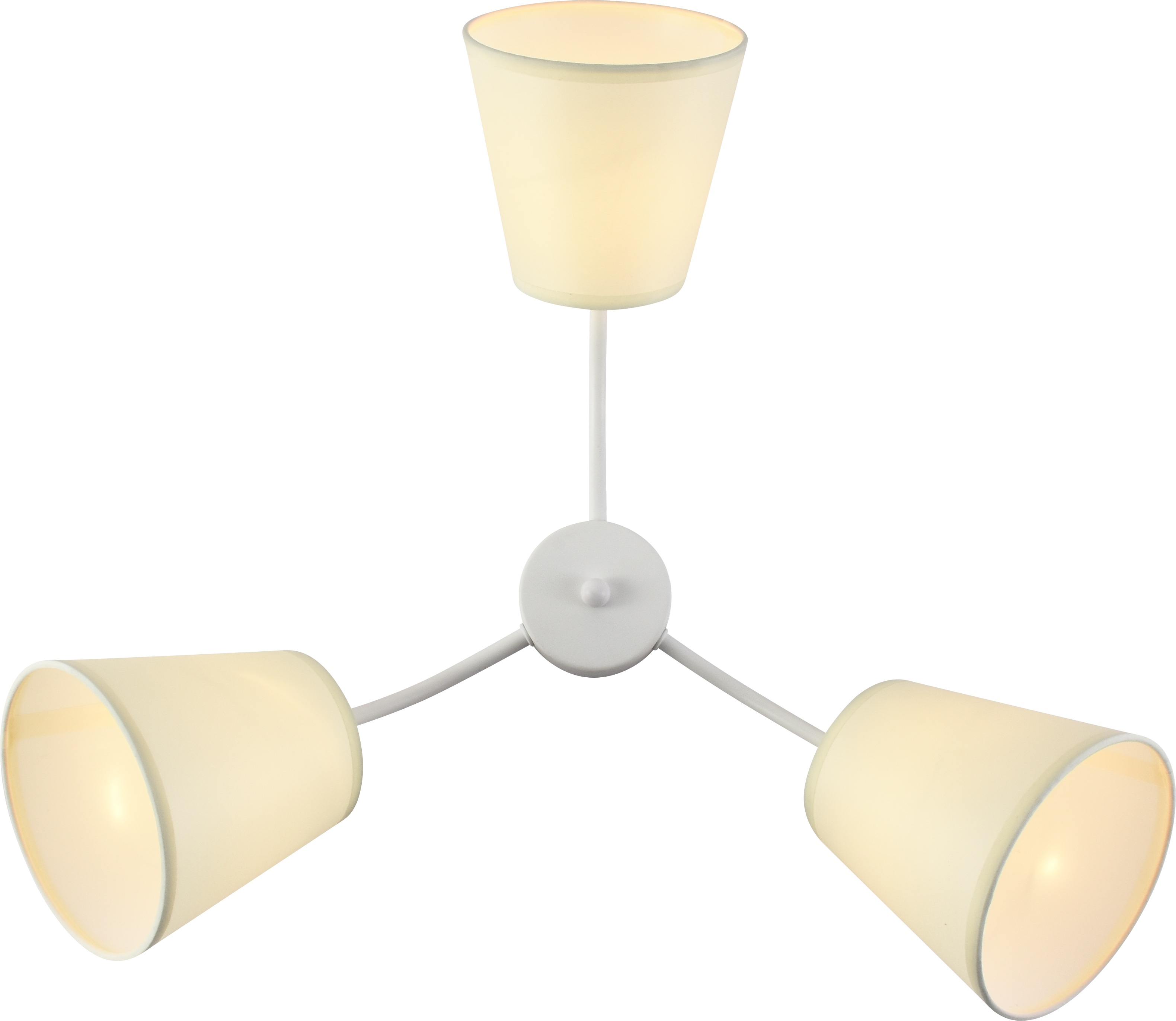 Изображение товара Потолочная люстра Rivoli Aimee 9162-303 современный дизайн, 3 абажура, белый цвет