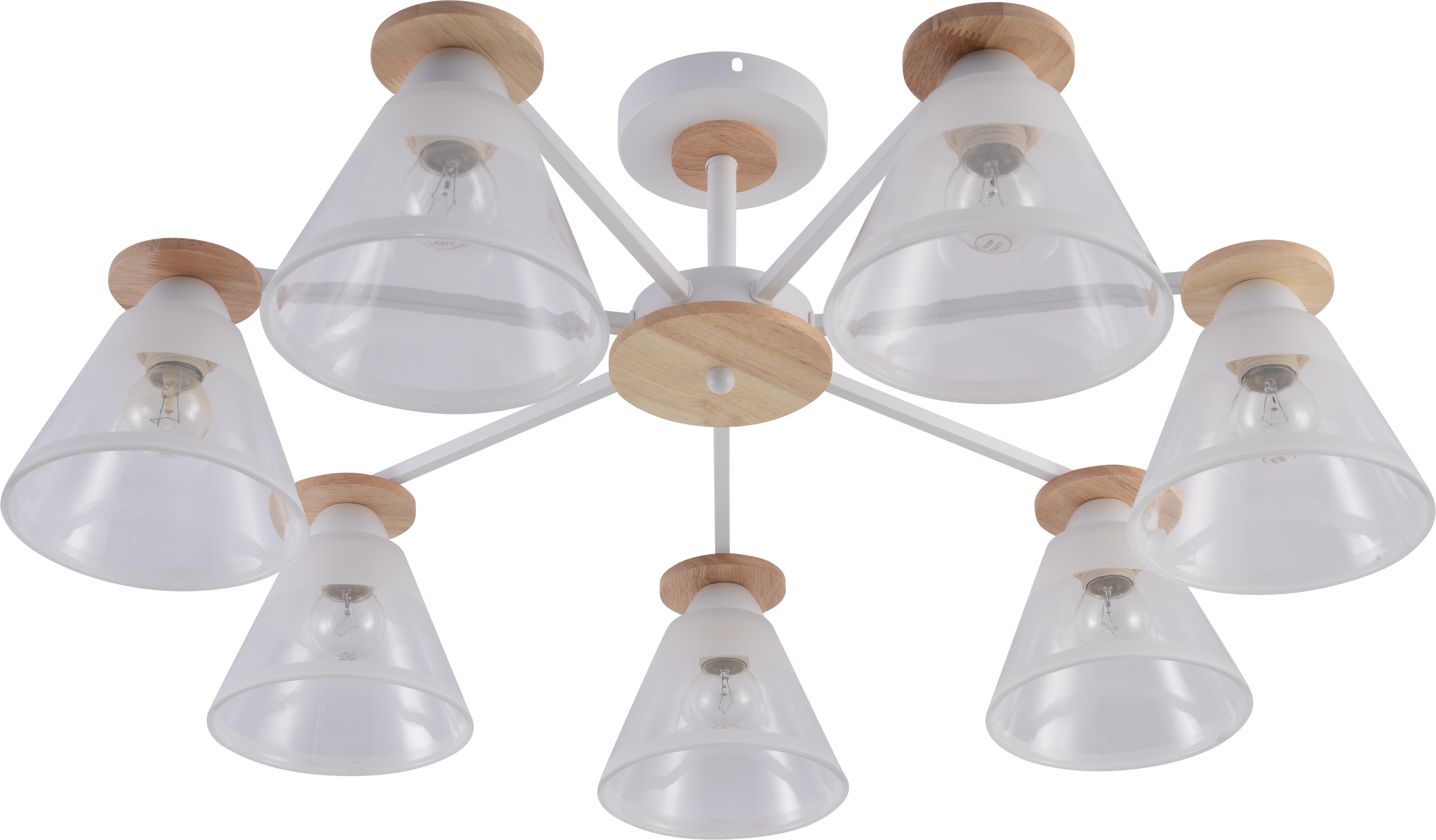 Изображение товара Потолочная люстра на штанге Rivoli Theothila 9177-308 скандинавский стиль