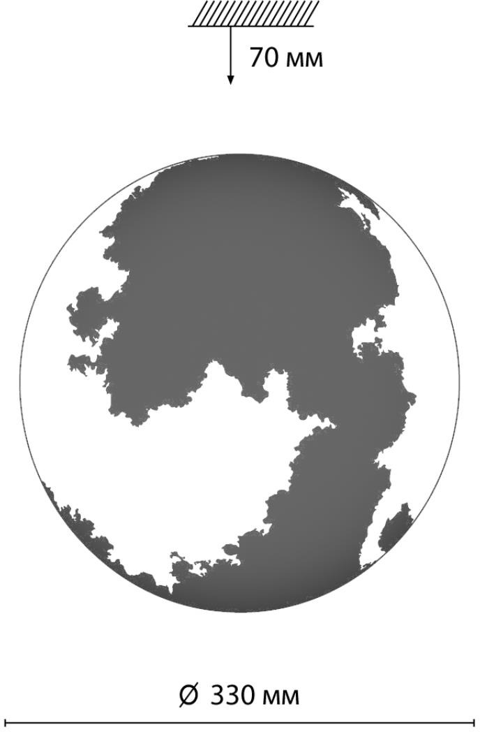 Изображение товара Настенно-потолочный светильник Sonex MON 3084/CL LED