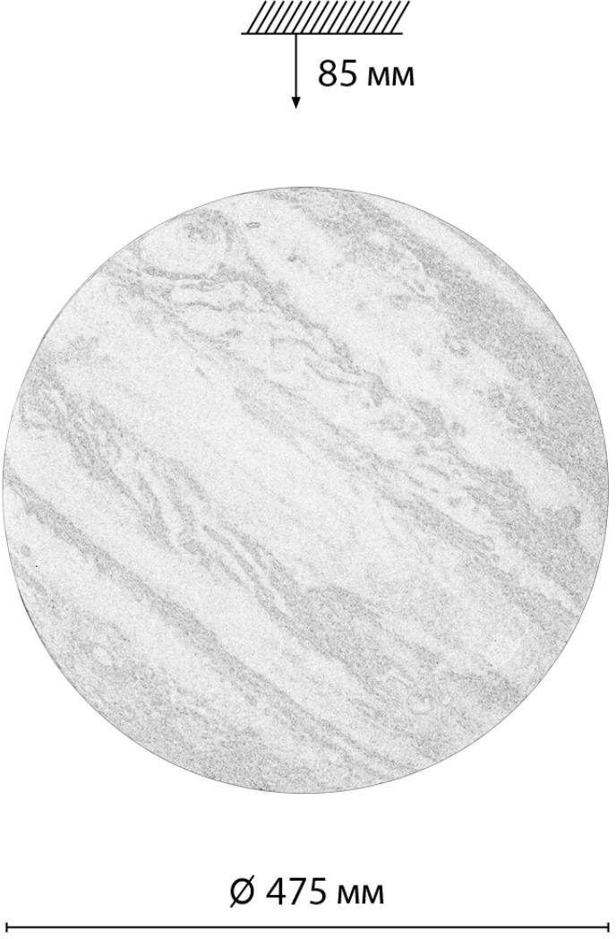 Изображение товара Настенно-потолочный светильник Sonex Jupiter 7724/EL с пультом управления