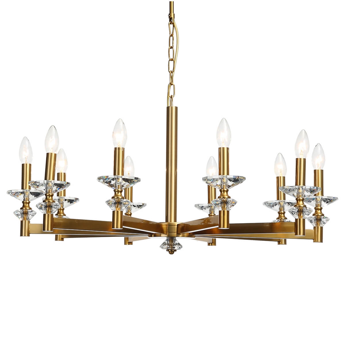 Изображение товара Подвесная люстра Stilfort Albert 1048/03/10P в классическом стиле с 10 лампами E14