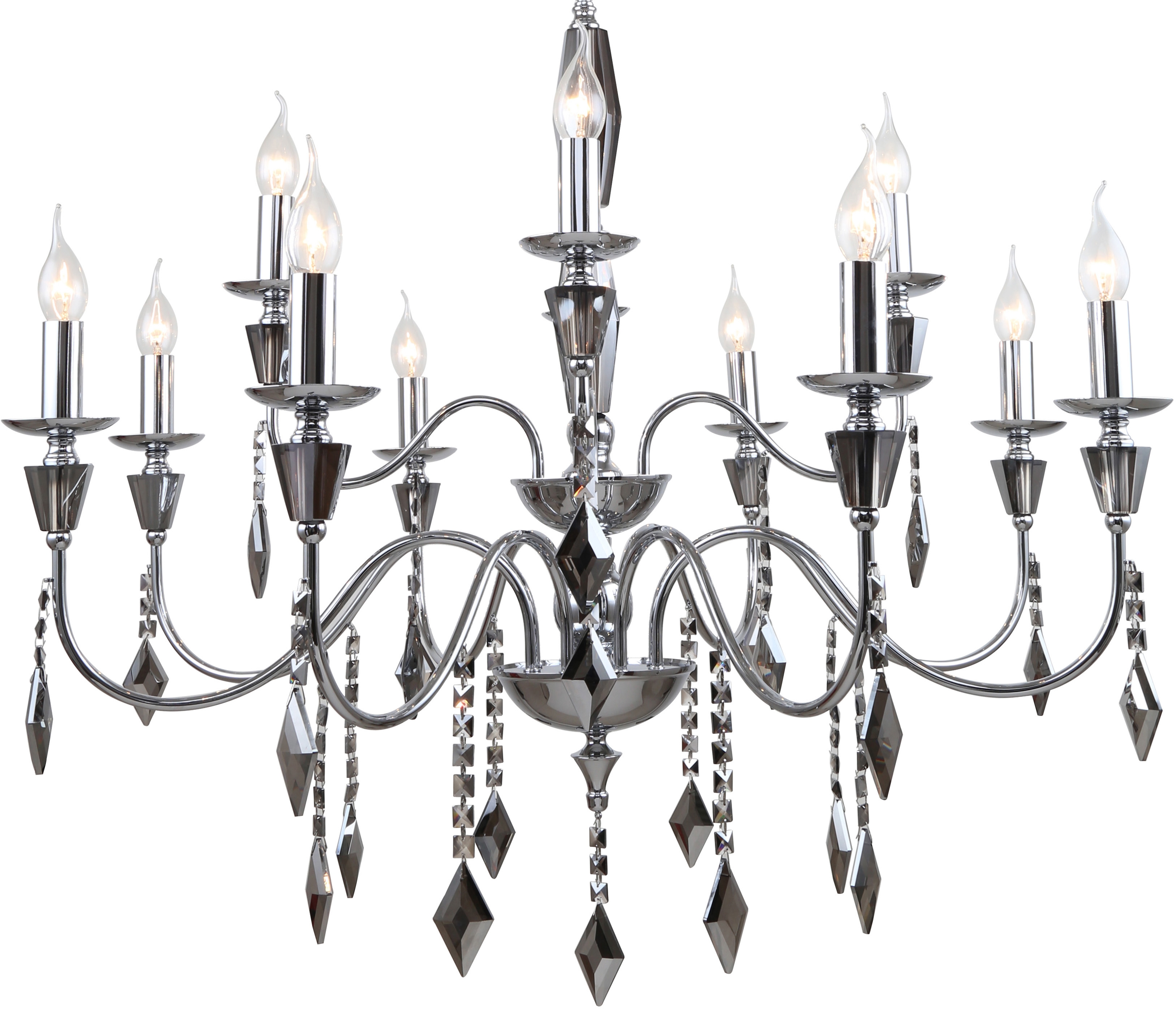 Изображение товара Подвесная люстра хрусталь Stilfort Grace 1053/09/12P, классический стиль, 12 ламп