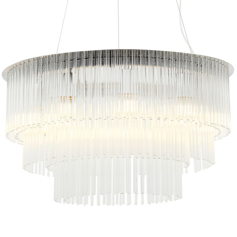 Изображение товара Подвесная каскадная люстра Stilfort Imposio 2132/09/09P модерн прозрачный стеклянный плафон