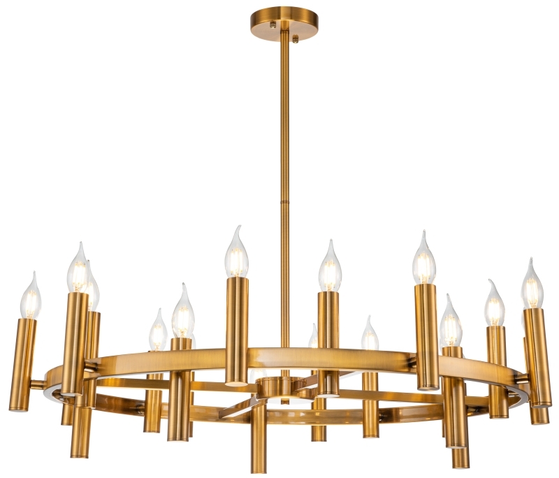 Изображение товара Потолочная люстра на штанге Stilfort Leonardo 2156/05/20P классика бронза