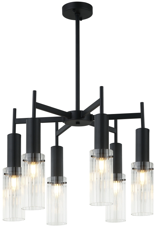 Изображение товара Люстра потолочная на штанге Stilfort Wunder 2160/02/06P черная 6 плафонов