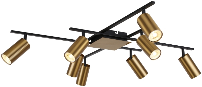 Изображение товара Потолочная люстра на штанге Stilfort Ausver 2162/05/08C бронза 8 ламп