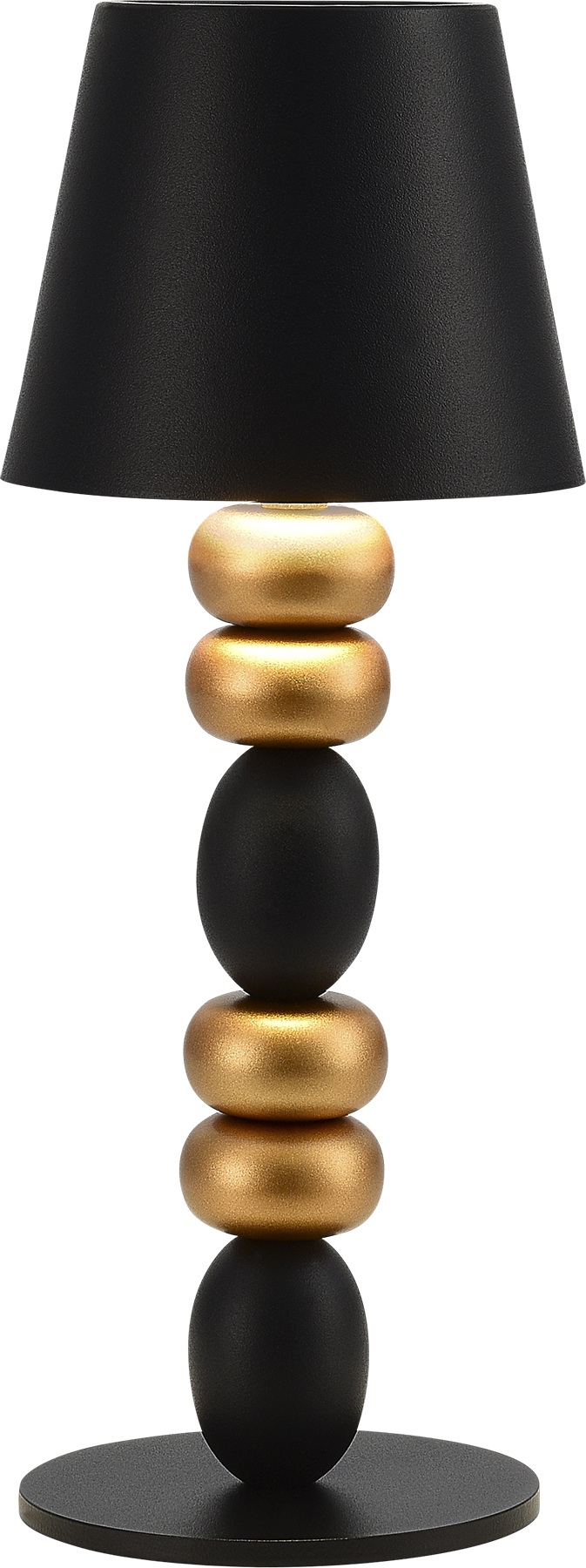 Изображение товара Настольная лампа сенсорная ST Luce Ease SL1011.414.01 Черный, Золотистый/Черный LED 1*3W