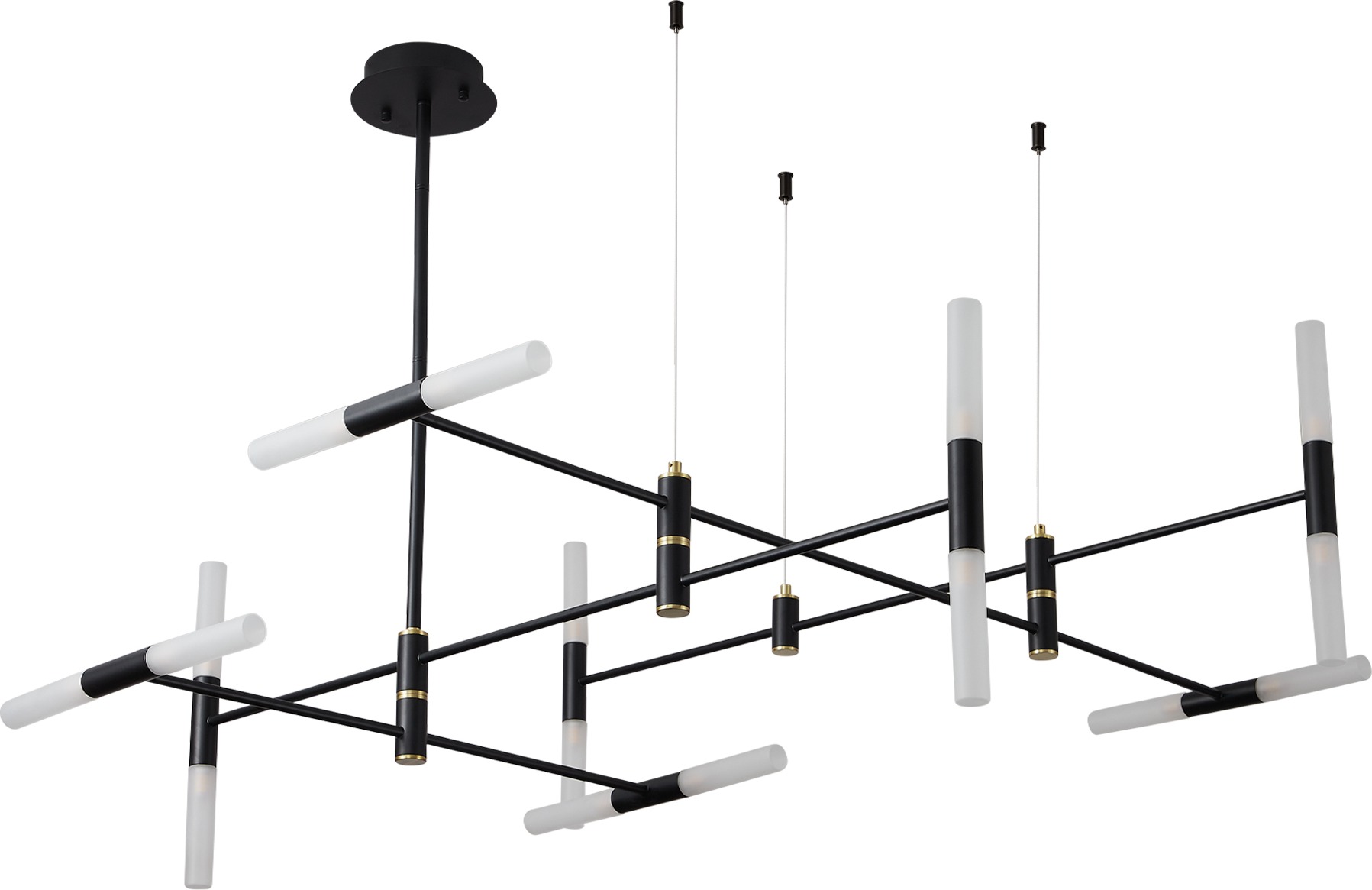 Изображение товара Потолочная люстра ST Luce SL1216.403.16 черный белый G9 16*5W 4000K