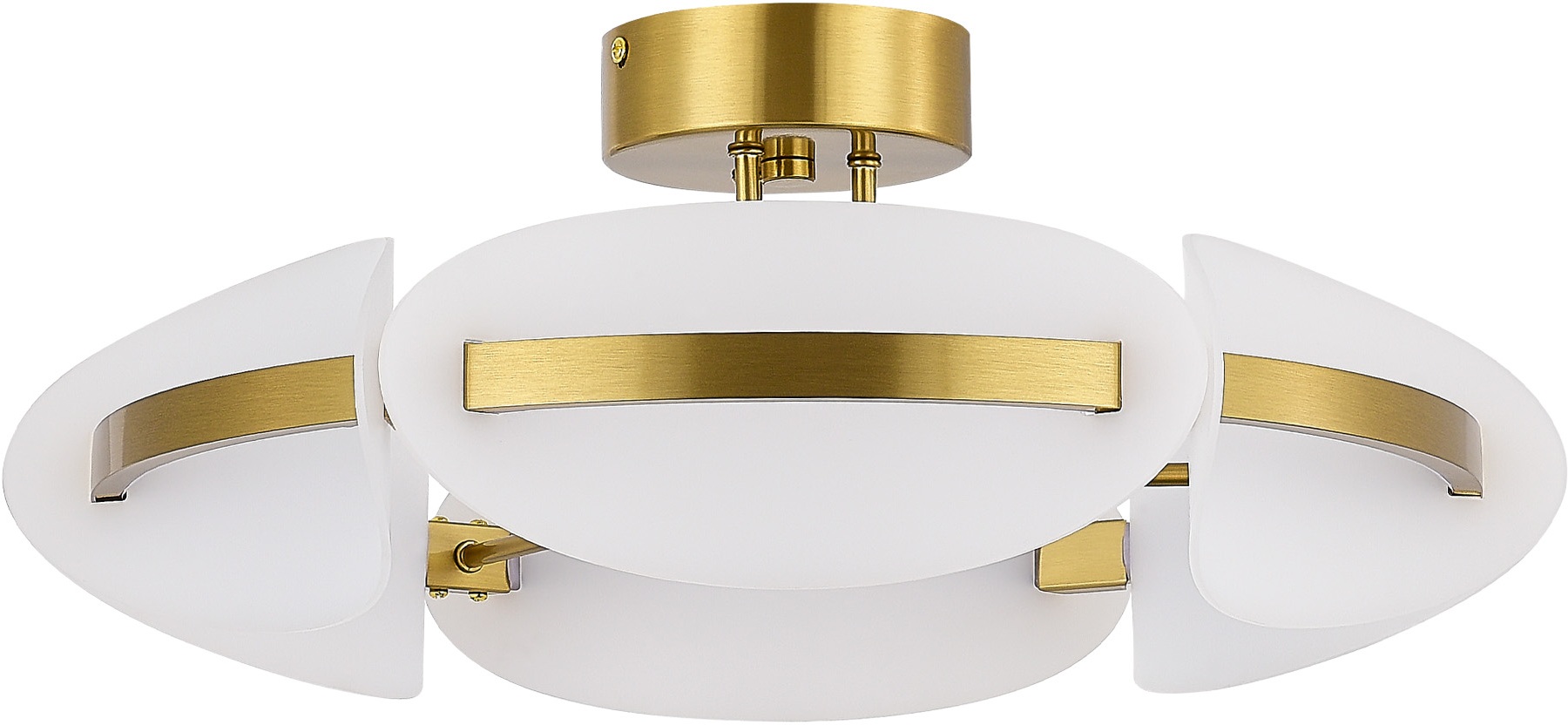 Изображение товара Потолочная люстра ST Luce Etoile SL1304.302.45 LED 45W белая латунь современная