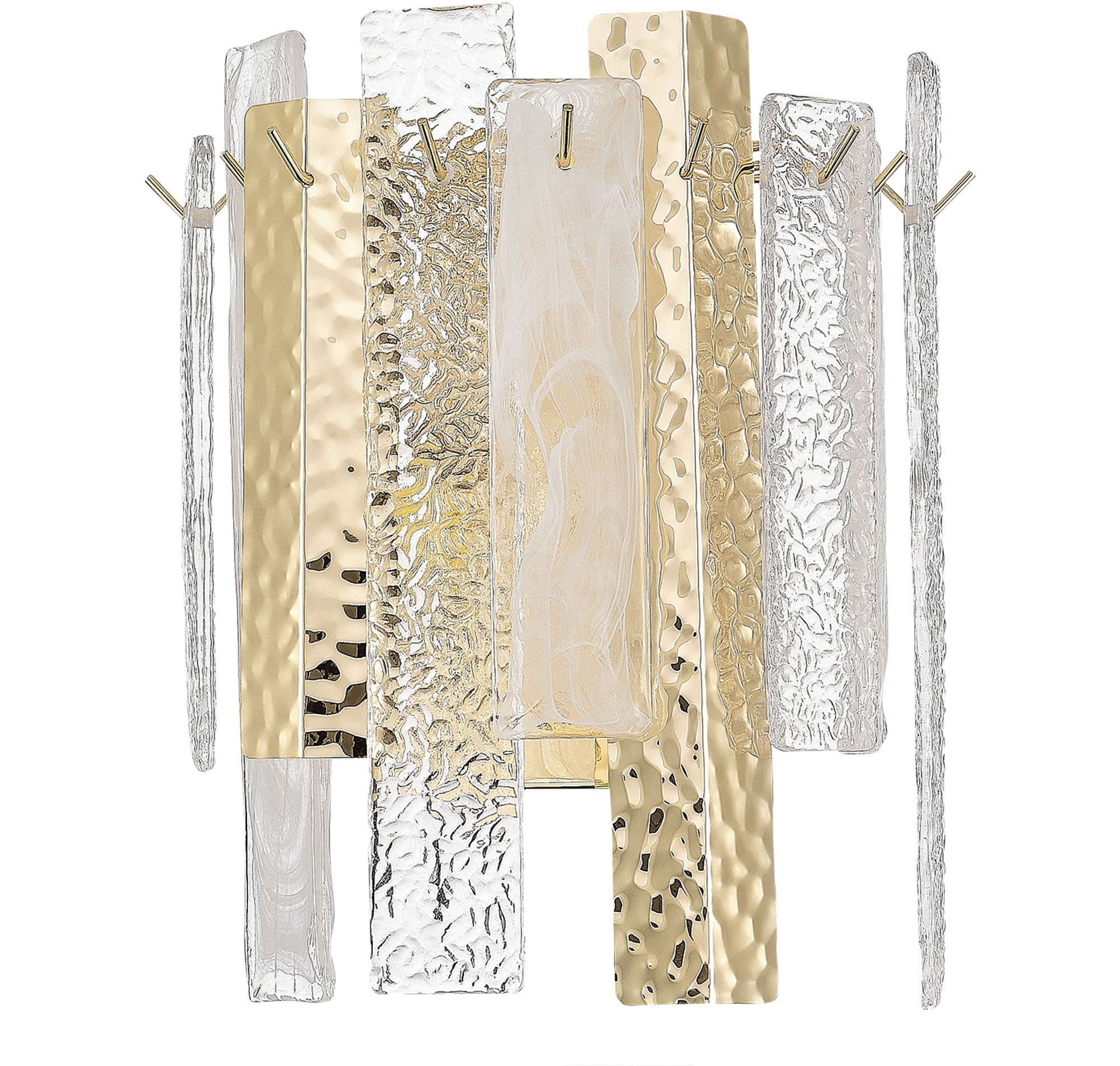 Изображение товара Бра ST Luce Scolare SL1636.201.02 золотистый с белым стеклом 2xE14 80W