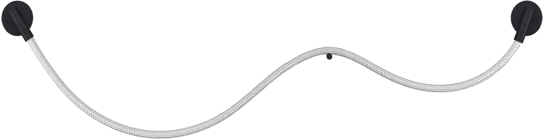 Изображение товара Настенный светильник с гибким неоном ST Luce Marlow SL6118.401.01 Черный/Белый LED 1*20W 4000K