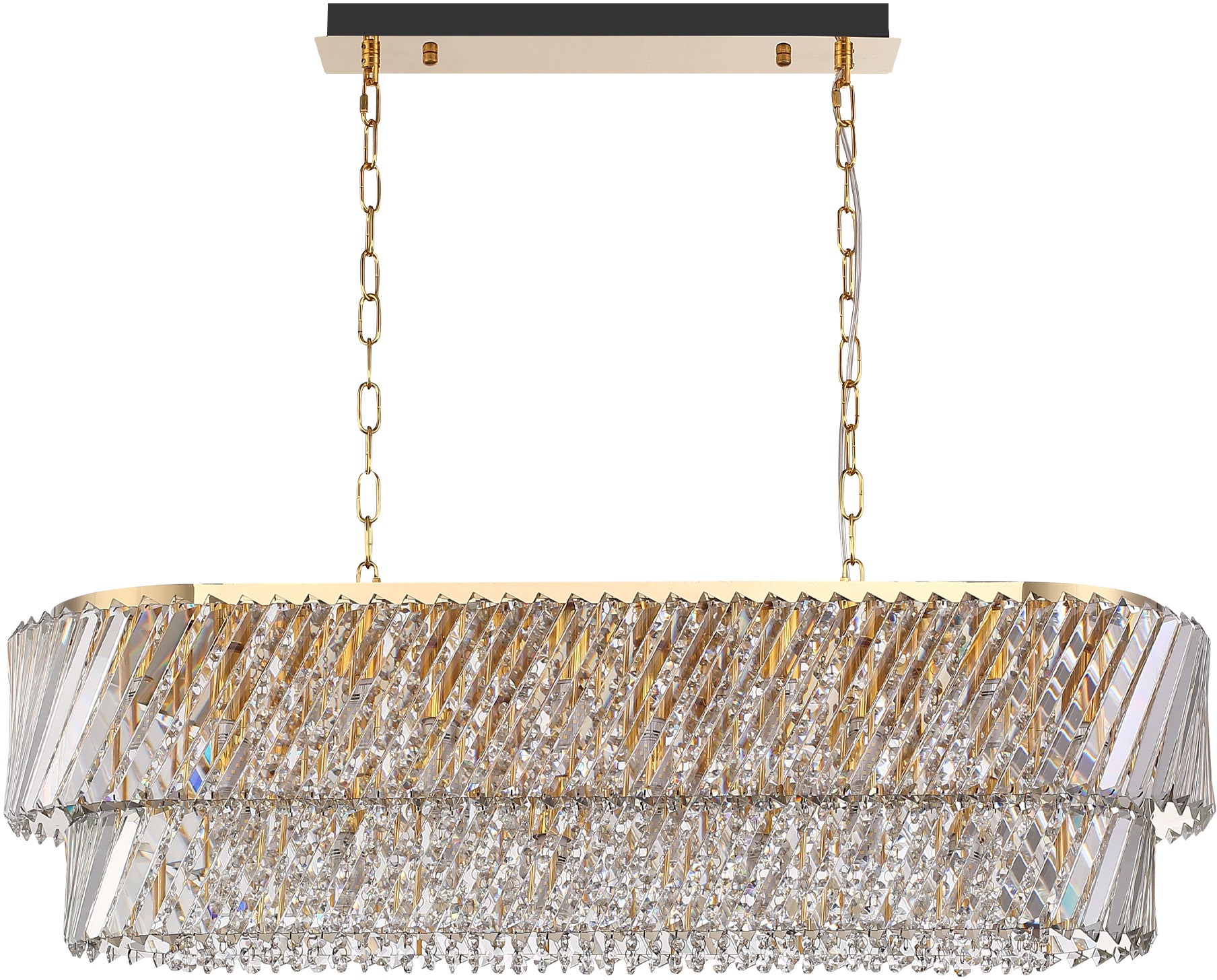 Изображение товара Подвесная люстра ST Luce Ritz SL6138.303.14 латунь прозрачный стекло 14xE14