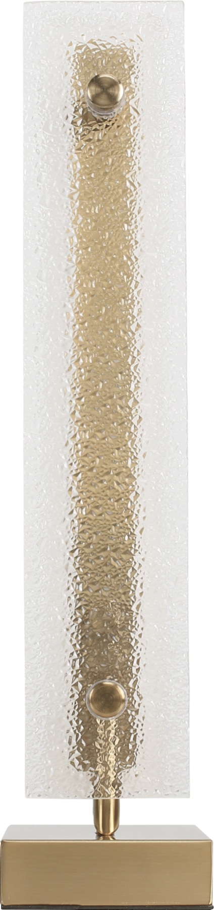 Изображение товара Настольная лампа led стеклянный плафон ST Luce Fagy SL6245.204.01 золотистый/Прозрачный LED 1*8W 4000K