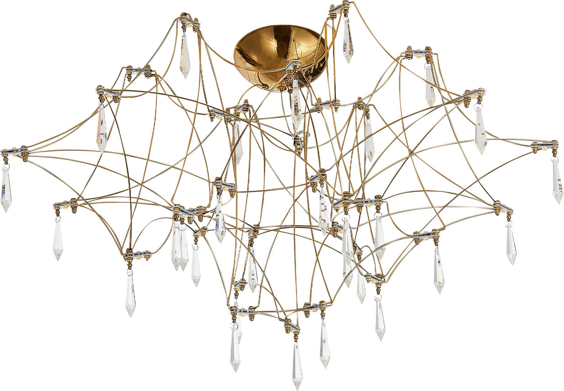 Изображение товара Потолочная светодиодная люстра ST Luce Gravetta SL6601 202 78 арт-деко золото