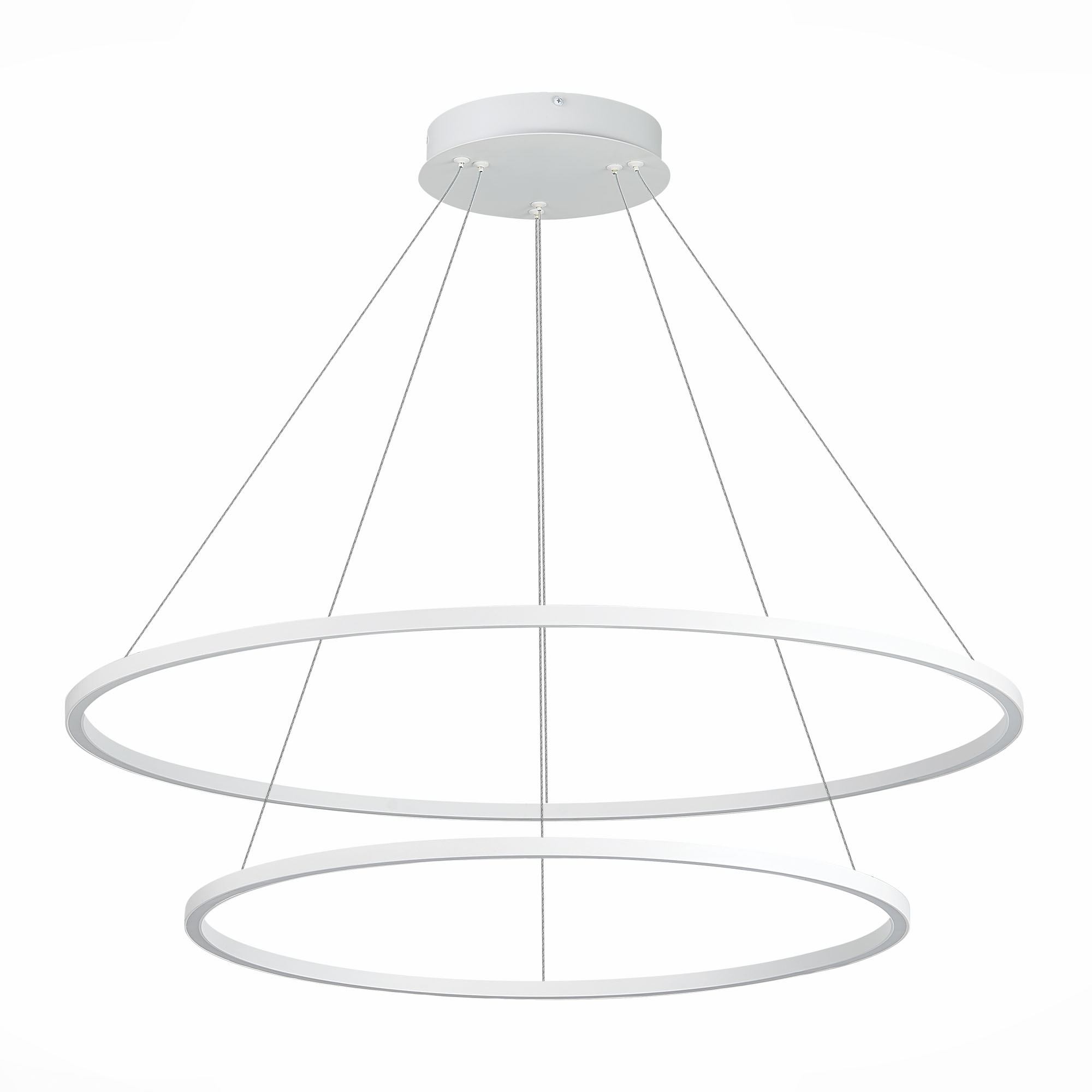 Изображение товара Светодиодный подвесной светильник с кольцом ST605.543.91 белый Италия хай-тек