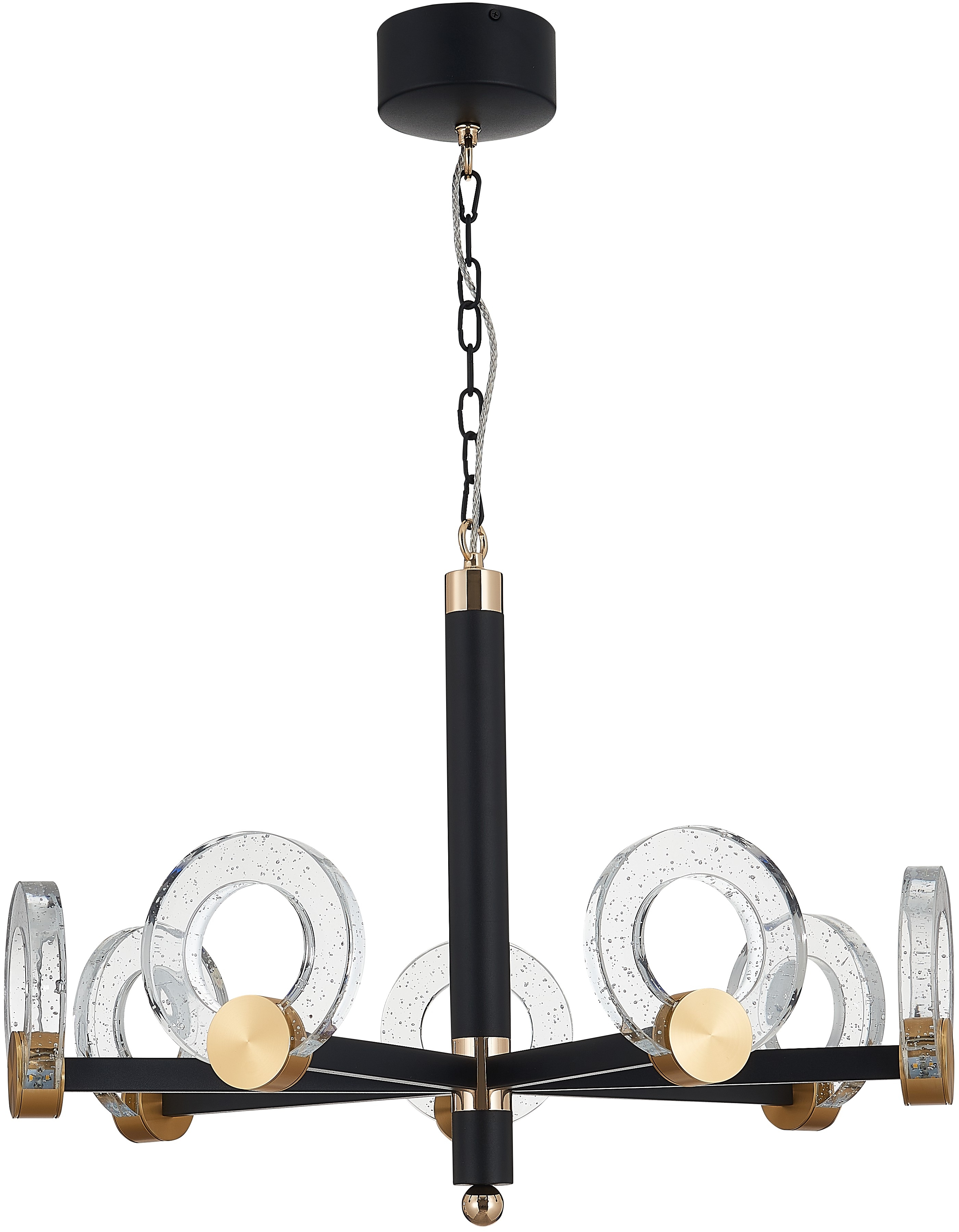 Изображение товара Подвесная люстра светодиодная хрустальная Simple Story 1086 1086-LED28PL кольцо