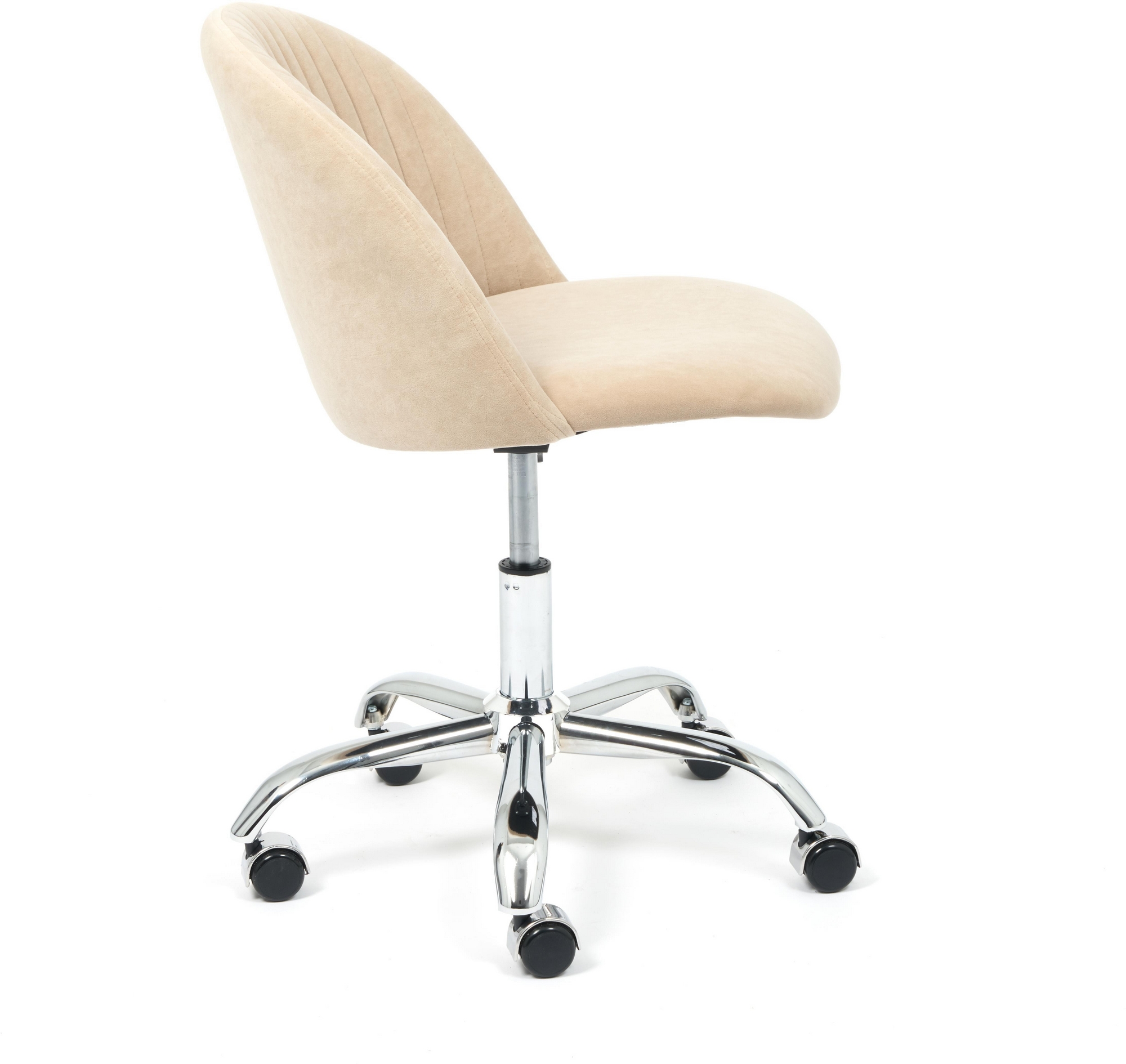 Изображение товара Компьютерное кресло с тканевой обивкой и металлической крестовиной 113634