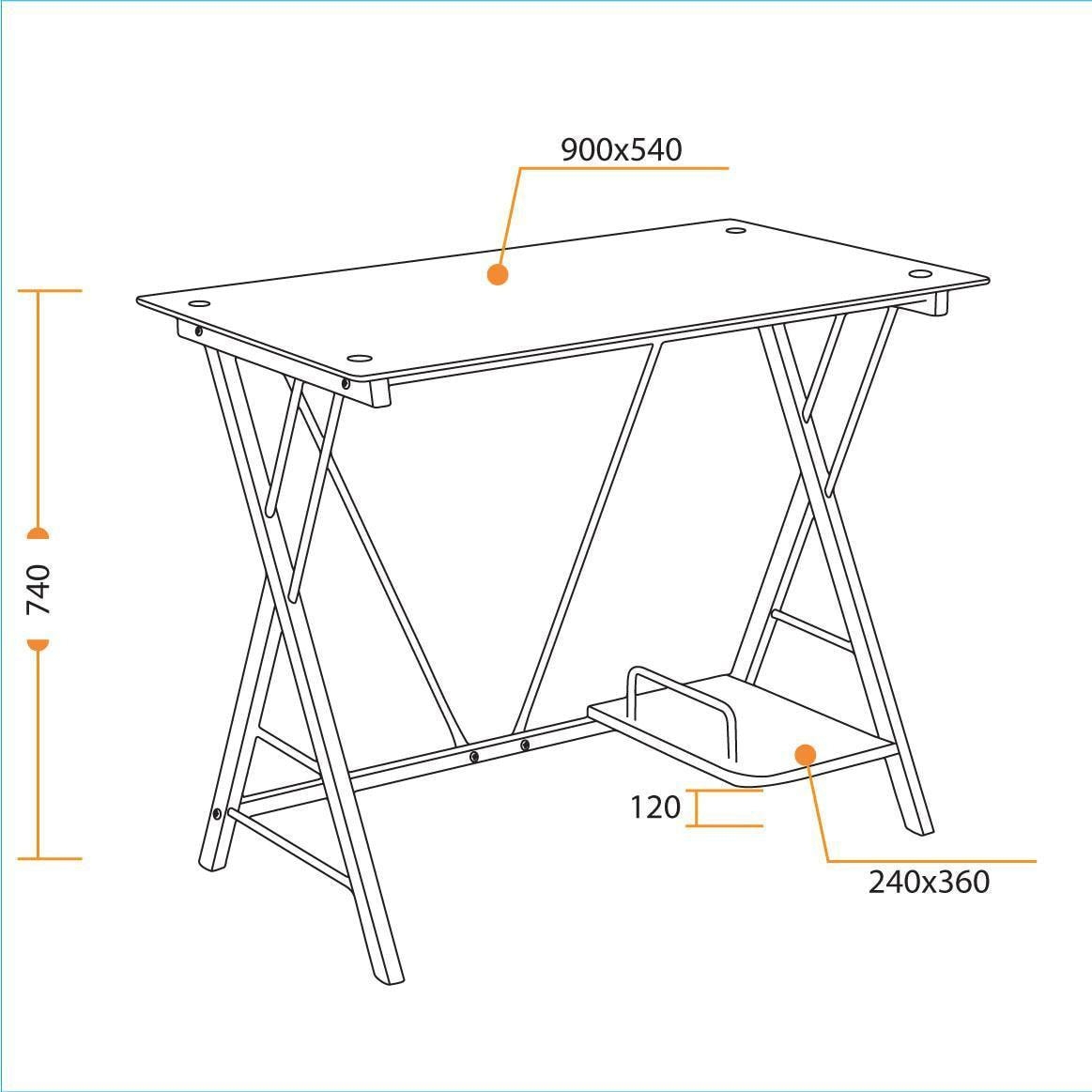 Стол компьютерный tetchair gd 01