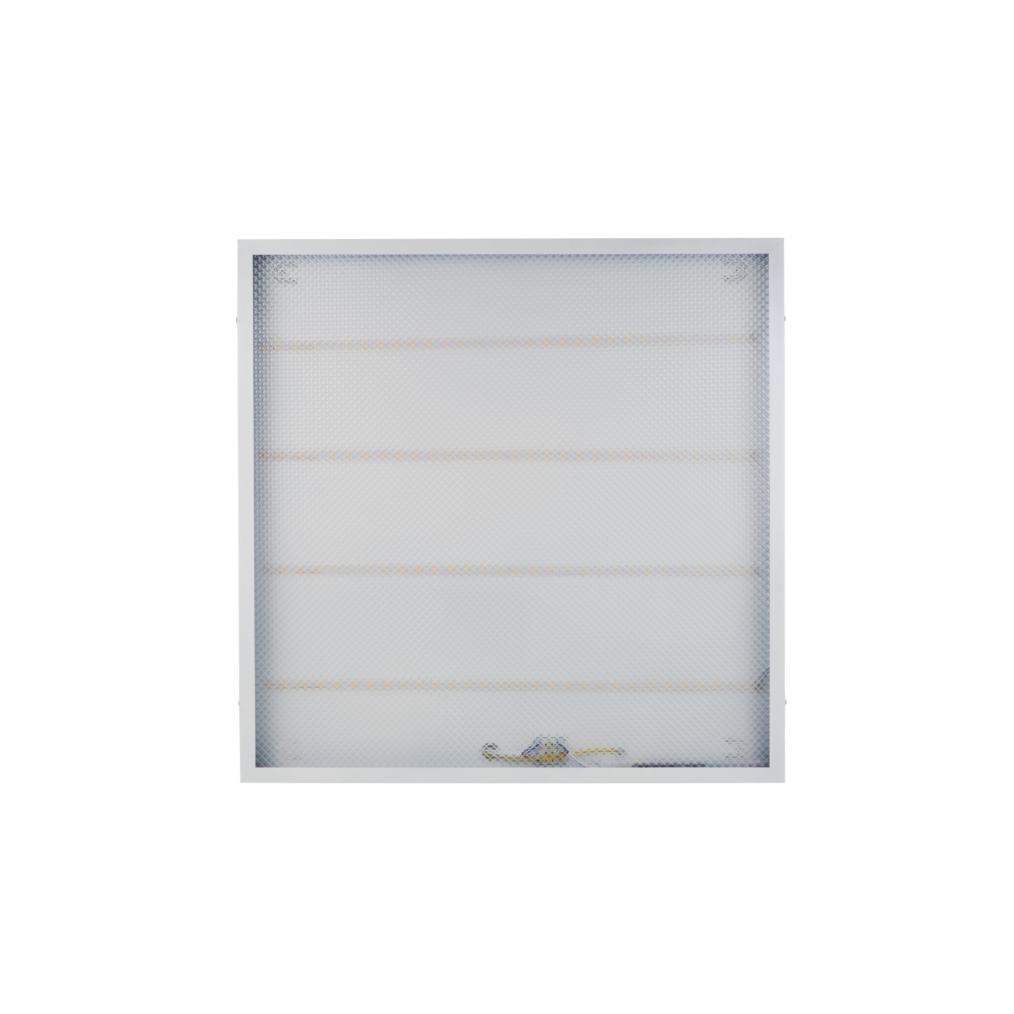 Изображение товара Светильник светодиодный потолочный универсальный 3000K 588X588x25мм в комплекте с и/п Uniel ULP-6060-36W/3000К IP40 GRILYATO WHITE