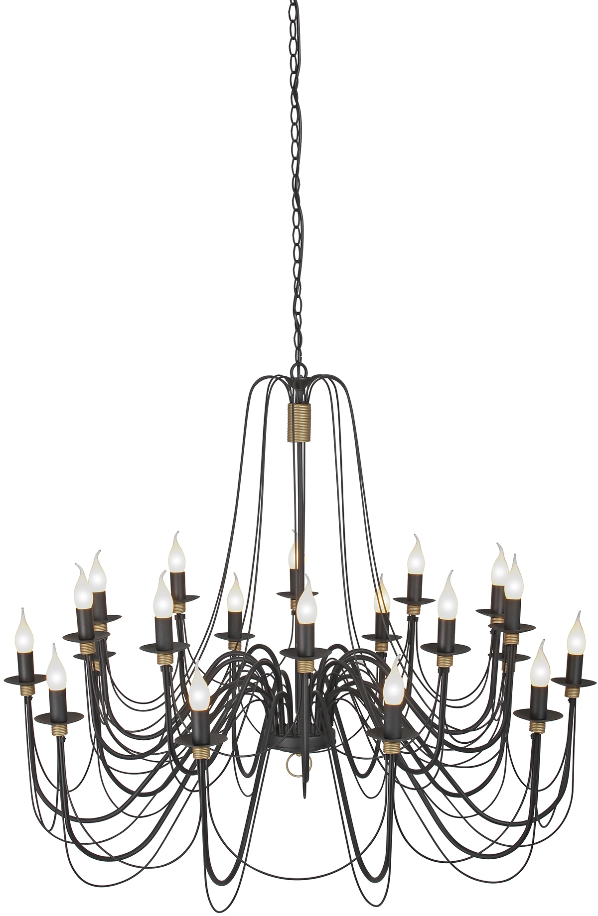 Изображение товара Подвесная люстра Vitaluce V1044-1/20 в виде свечи