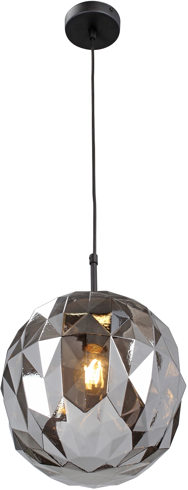 Изображение товара Подвесной светильник Vitaluce V2812-1/1S шар дымчатый модерн