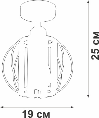 Изображение товара Потолочная люстра на штанге Vitaluce V2852-1/1PL