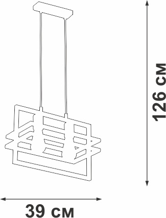 Изображение товара Подвесной светильник Vitaluce V2861-1/2S в стиле лофт
