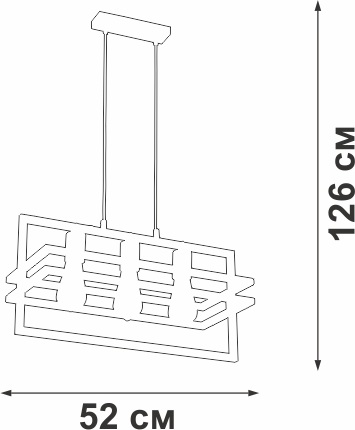 Изображение товара Подвесной светильник Vitaluce V2861-1/3S в стиле лофт