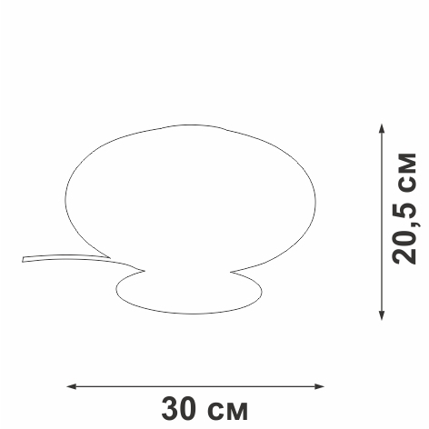 Изображение товара Настольная лампа Vitaluce V2888-8/1L с креплением на основание