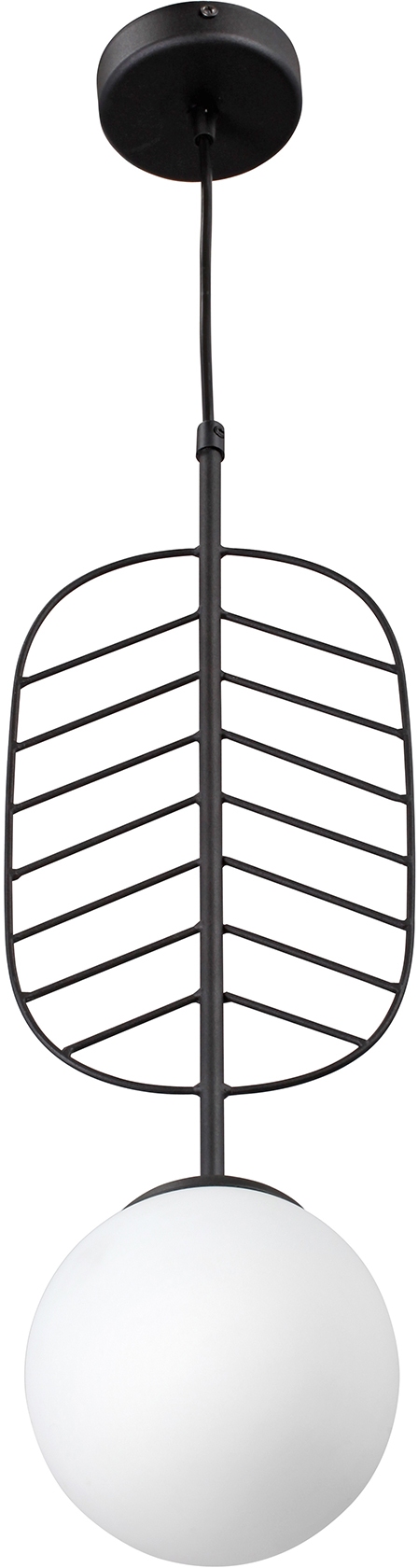 Изображение товара Подвесной светильник Vitaluce V2985-1/1S черно-белый