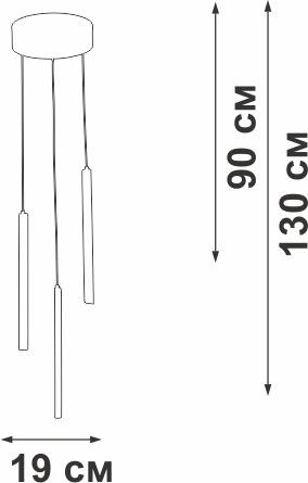 Изображение товара Подвесной светильник светодиодный Vitaluce V3045-0/3S