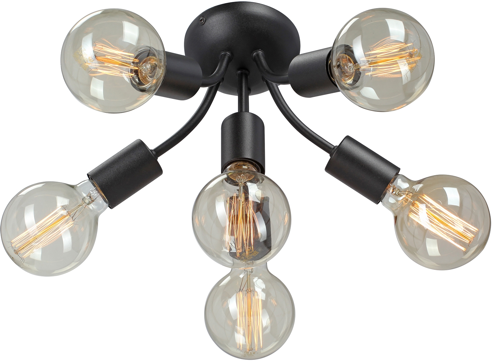 Изображение товара Потолочная люстра Vitaluce V3927-1/6PL 6xE27 для гостиной и кухни