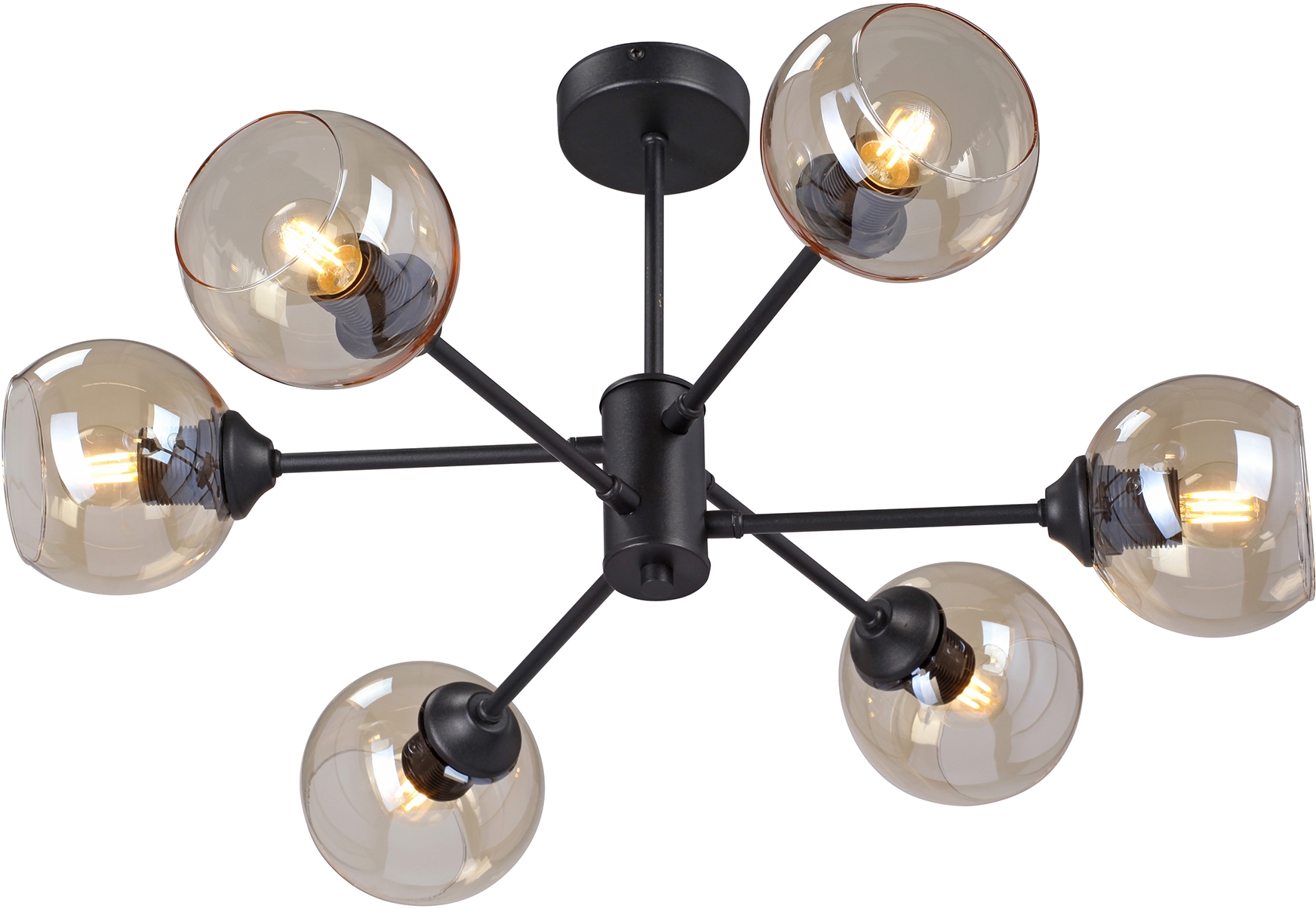 Изображение товара Потолочная люстра на штанге Vitaluce V39930-13/6PL в форме шара