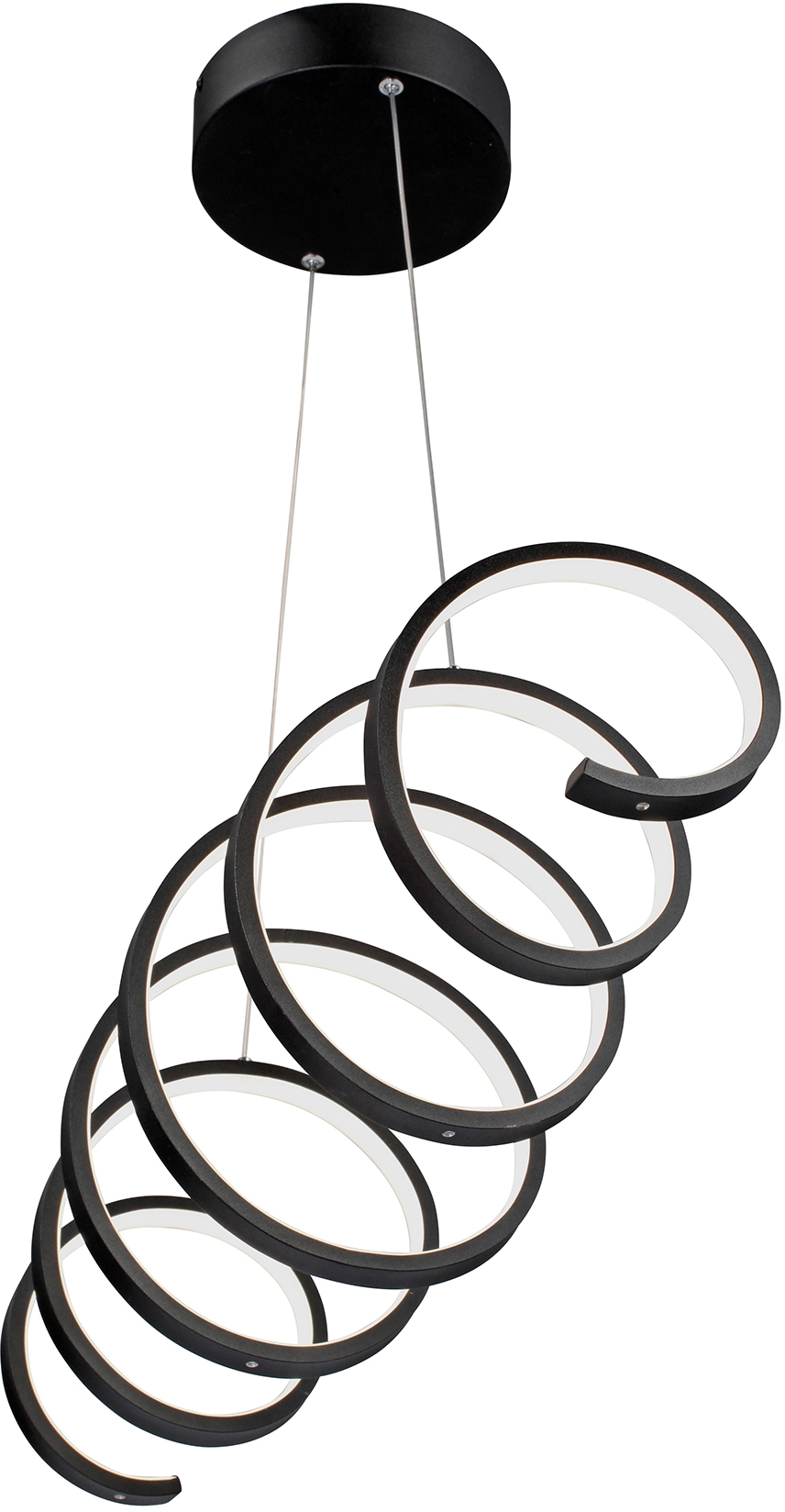 Изображение товара Подвесной светильник светодиодный Vitaluce V4677-1/1S современный стиль черный с регулировкой цвета