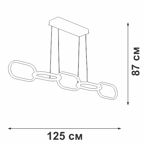 Изображение товара Подвесной светильник Vitaluce V4695-0/5S светодиодный с регулировкой температуры