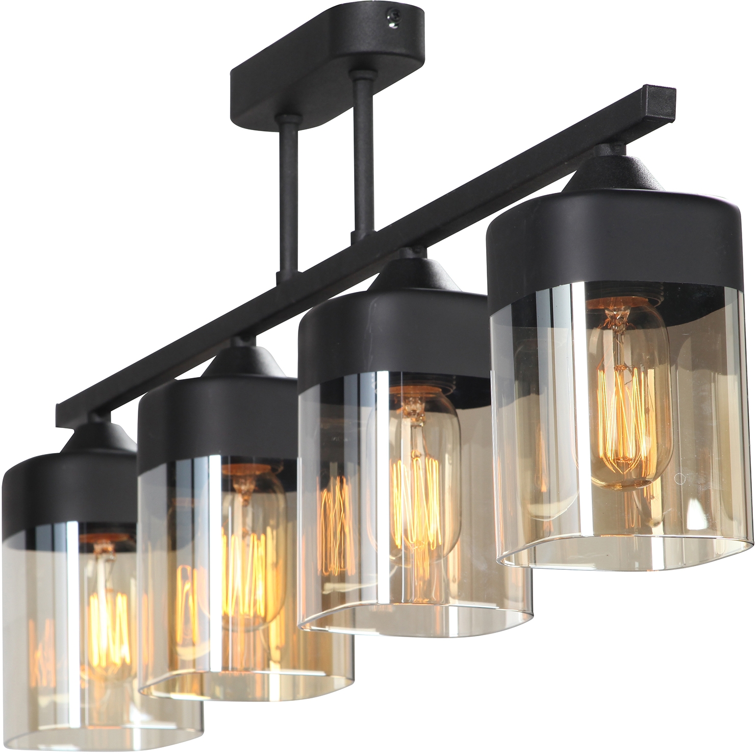 Изображение товара Потолочная люстра на штанге Vitaluce V4923-1/4PL современный дизайн 4 плафона